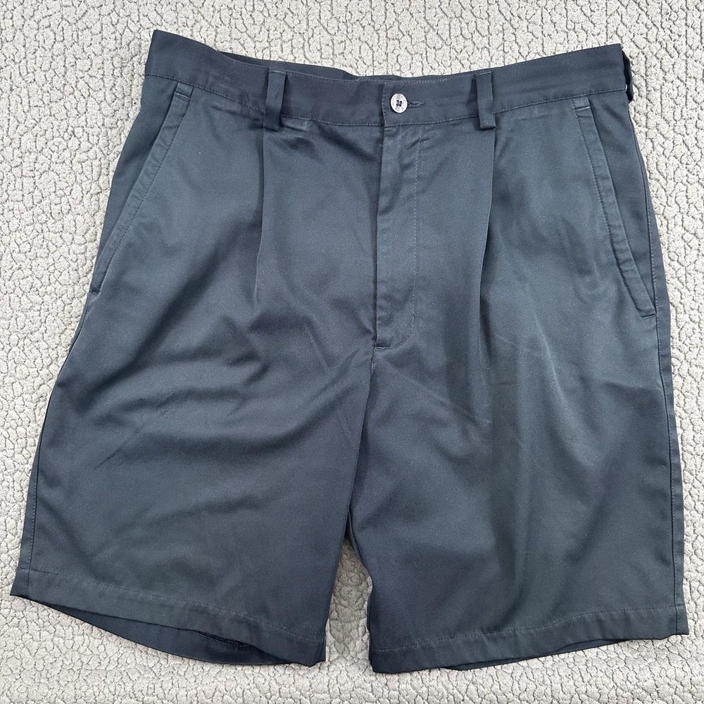 Nike Shorts Men's 32 Black Pleated Golf Performance
